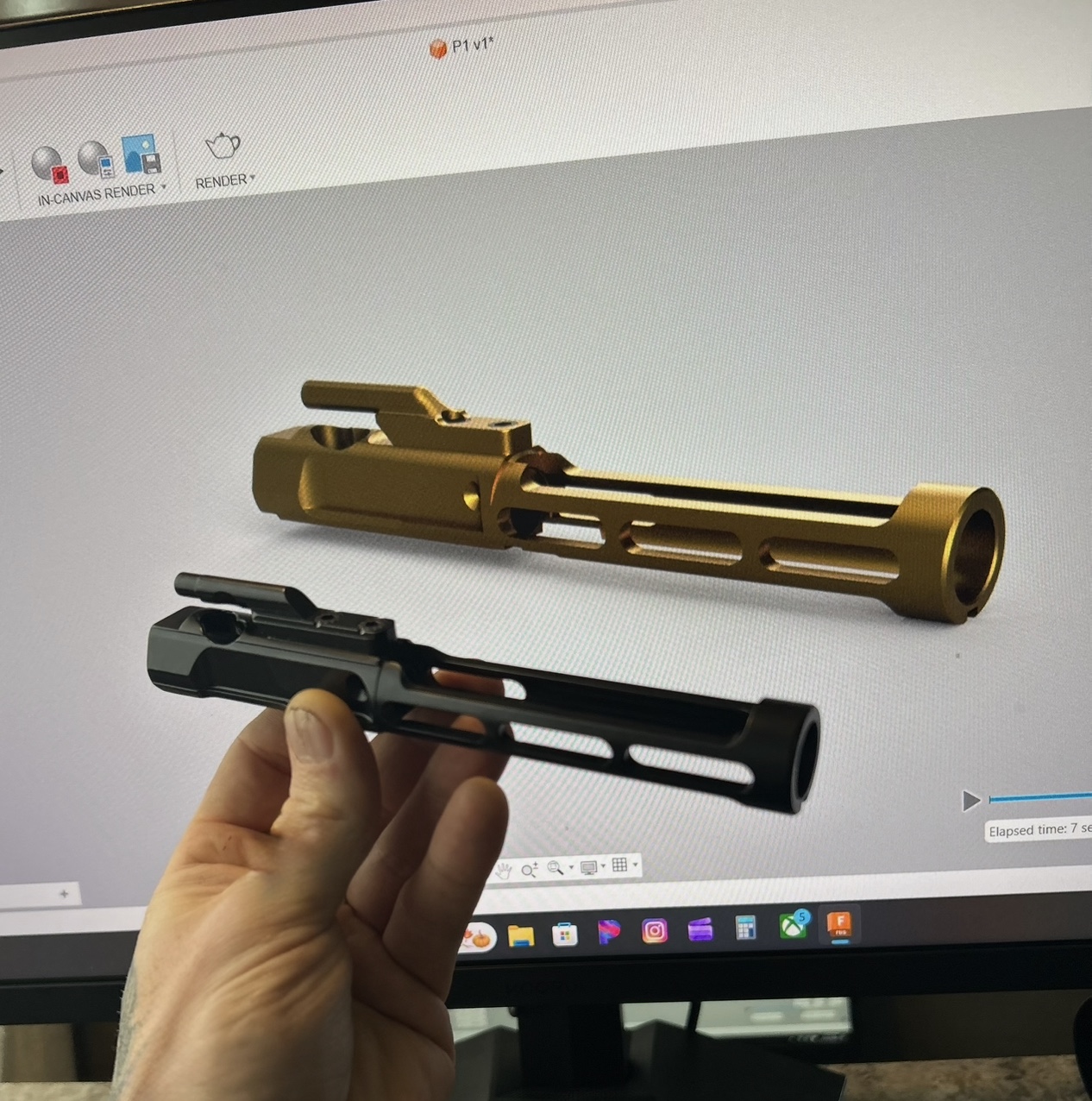 Fresh Armory fabrication project with part and CAD model