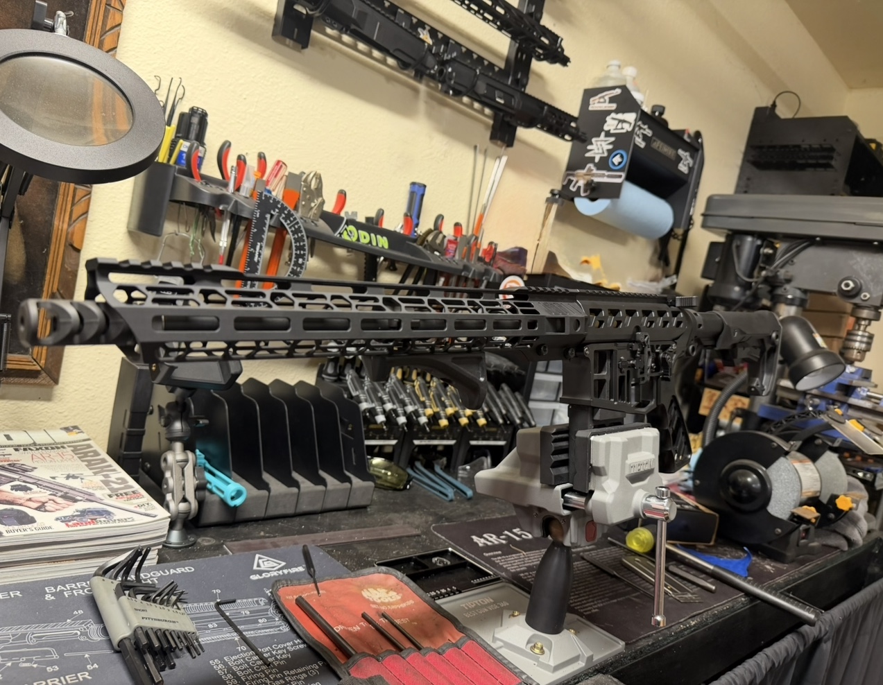 Fresh Armory repairs project in the workshop